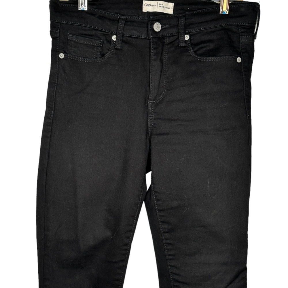 Gap True Skinny Black‎ Jeans - Picture 2 of 6